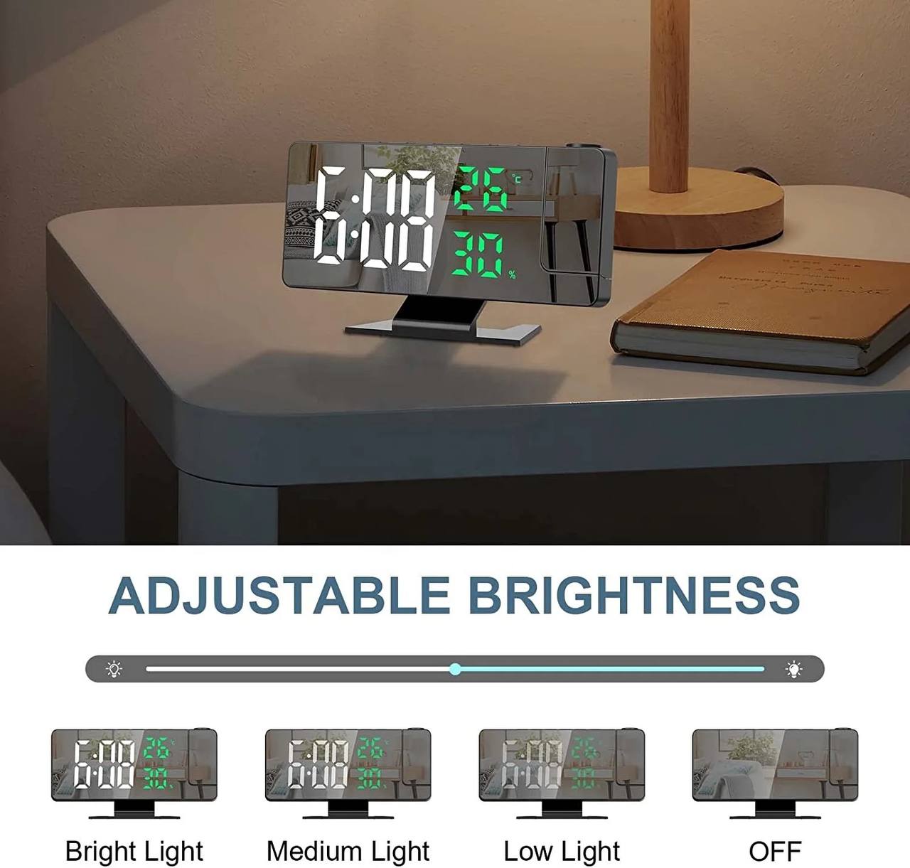 Réveil à Projection pour chambre à coucher