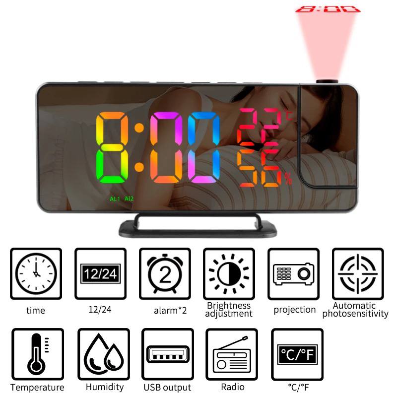 Réveil à Projection pour chambre à coucher