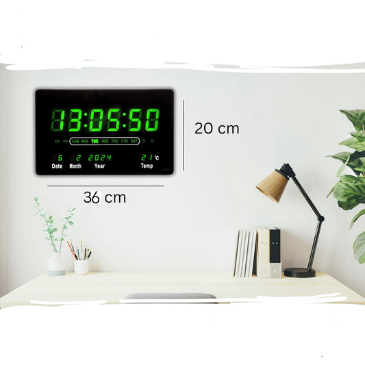 Très Grande Horloge Numérique LED 36 cm Longueur sur 20 cm de hauteur