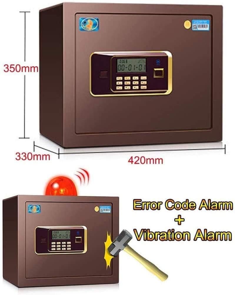 Coffre-fort électronique étanche, domestique, acier, LED, sécurité