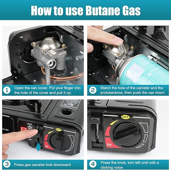 Réchaud à gaz butane portable