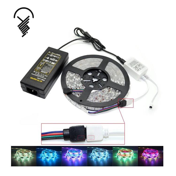 Bande lumineuse RGB Led multicolore avec télécommande - Ouffstore