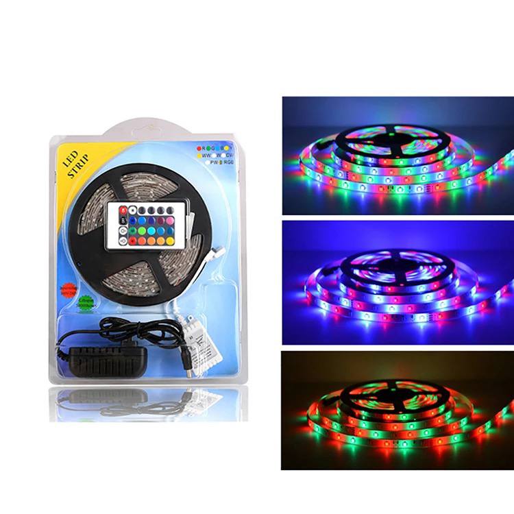 Bande lumineuse RGB Led multicolore avec télécommande - Ouffstore