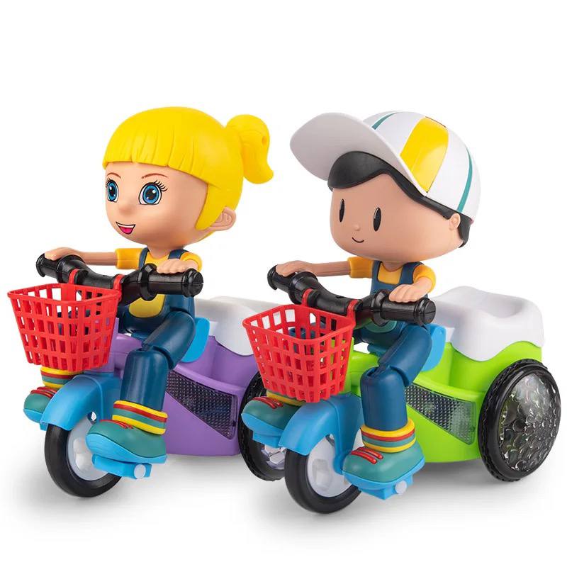 Tricycle électrique éclairage musique dessin animé jouets pour enfants garçon