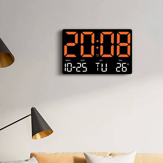 Horloges Murales Grand Écran Multifonction